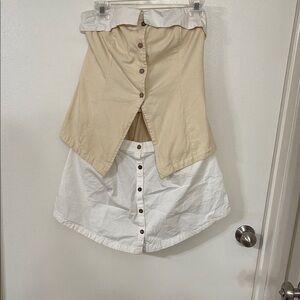 Two-Tone Button-Up Women's set Free People